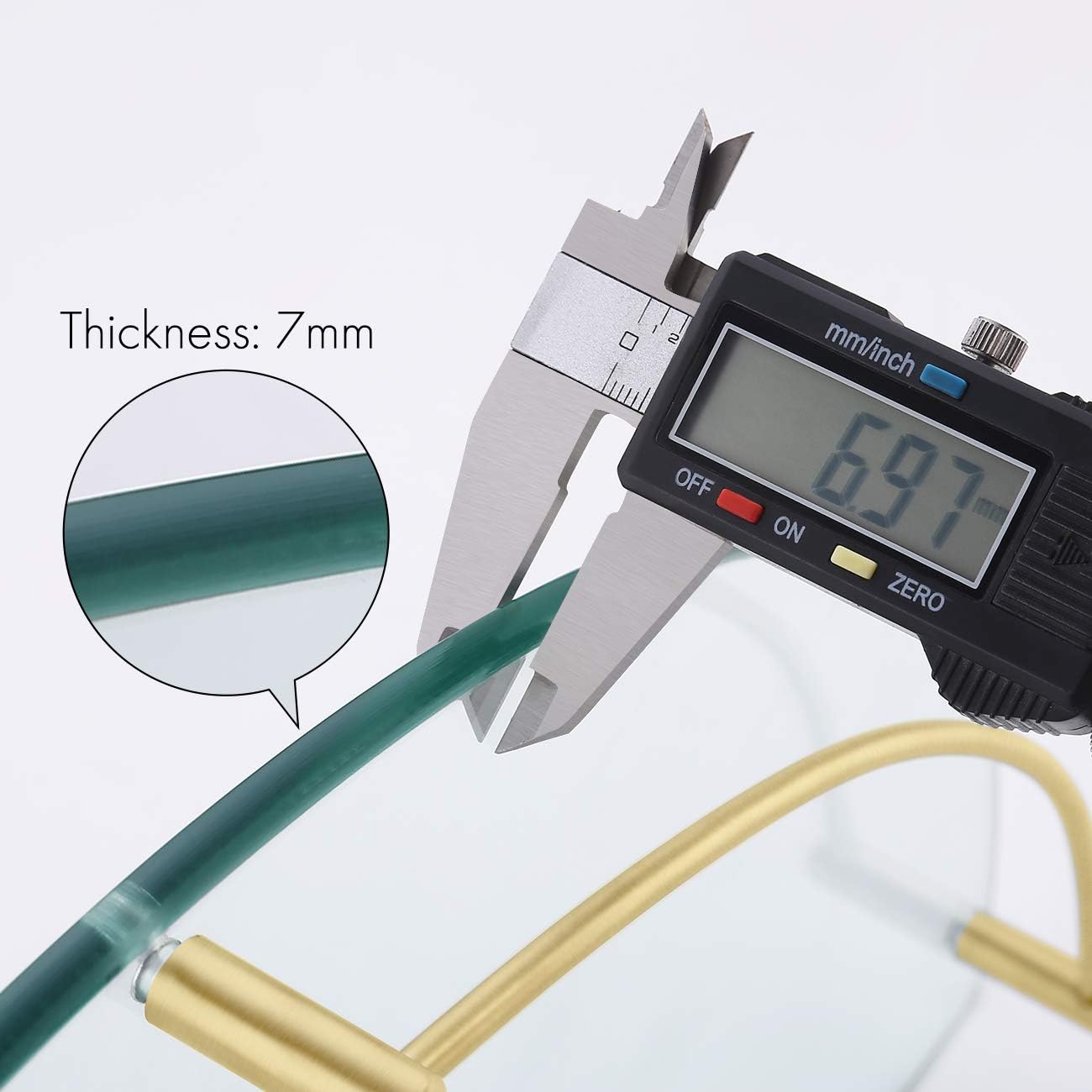 KES Glass Corner Shelf Bathroom Shelf Tempered Glass with Rail SUS 304 Stainless Steel Floating Wall Mount Bracket Brushed Gold, BGS2101A-BZ