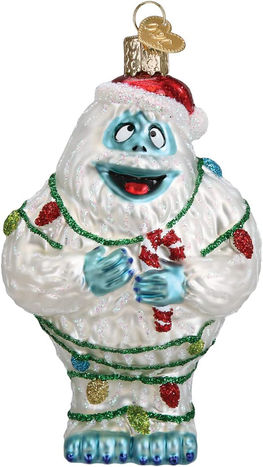 Old World Christmas Rudolph The Red-Nosed Reindeer Bumble Glass Blown Ornament for Christmas Tree