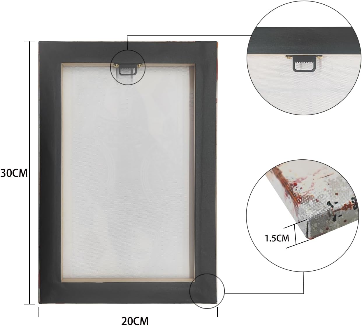 Poker Canvas Wall Art Print Ten of Dianmonds Game Room Wall Art Print Wall Decor Prints Poster With Framed