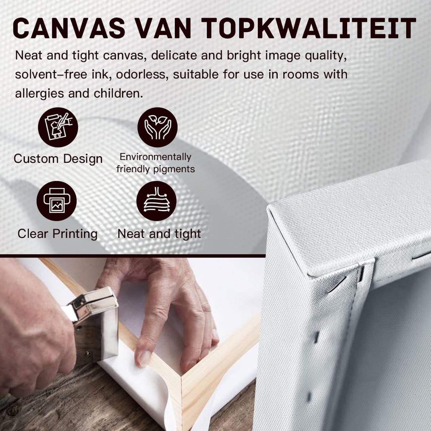 YarnArtistry Custom Canvas Prints With Your Photos - Customized Canvas Pictures For Gifts With Personalized Text Or Images(8X8Inch to 28x28Inch)