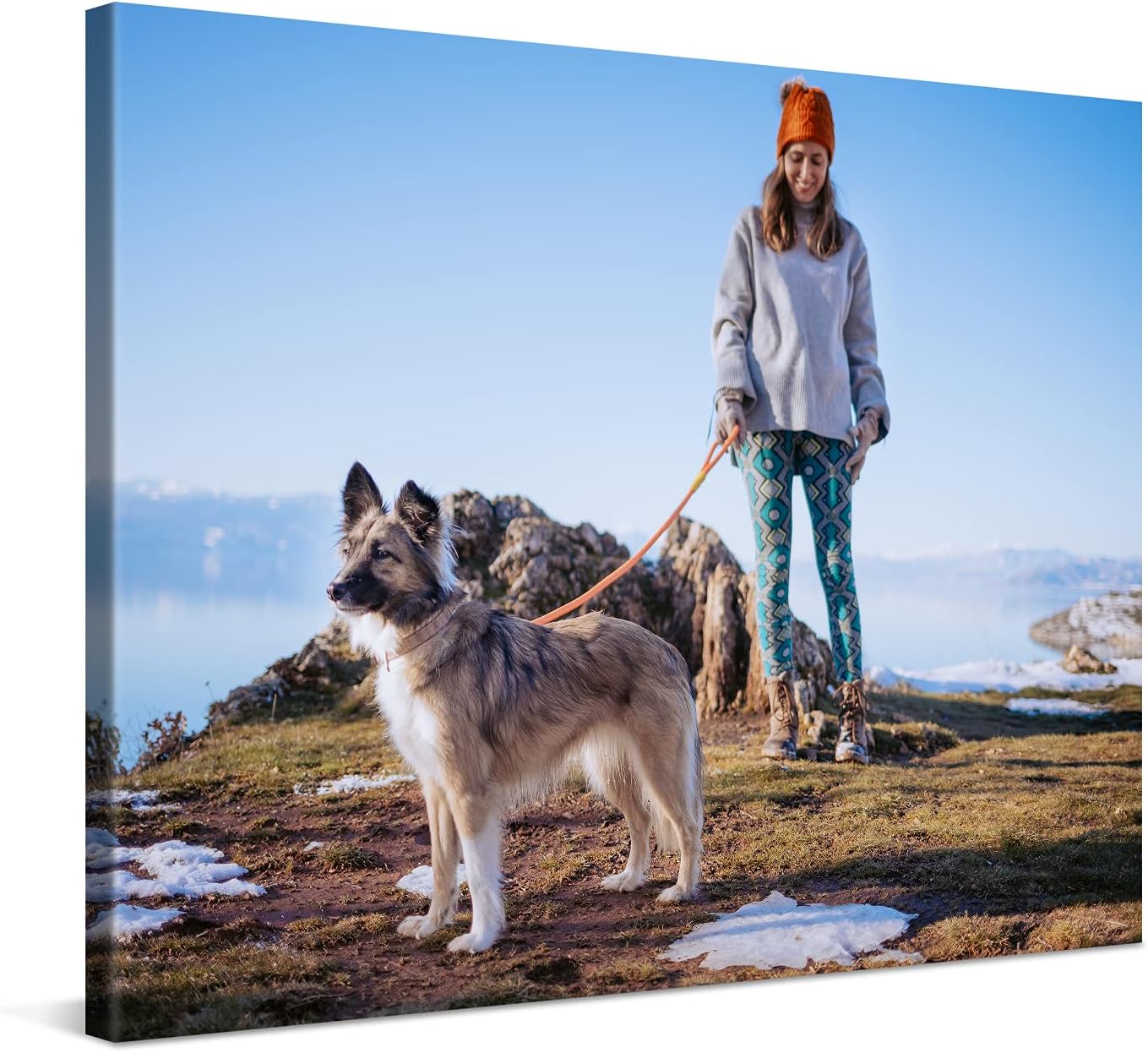 Photo.Gifts - Personalized Custom Canvas Prints 30 x 24 inch - Customize with Your Picture & Text - Large Canvas Wall Art for Bedroom, Living Room, Christmas - Personalized Photo Gifts