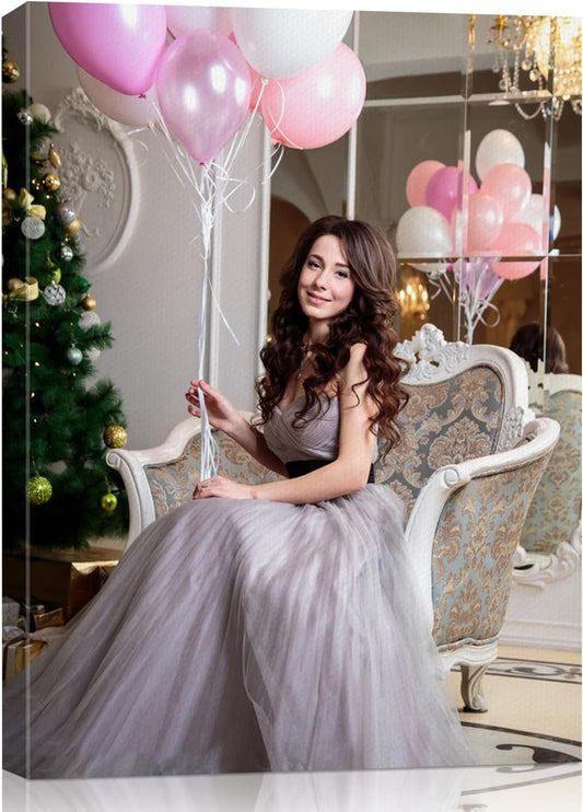 AbcCustomize Custom Canvas Prints,Transform Your Memories into Beautiful Art with Personalized Photo on Canvas,Personalized Canvas Wall Art for Home Decor, Gifts, and Keepsakes