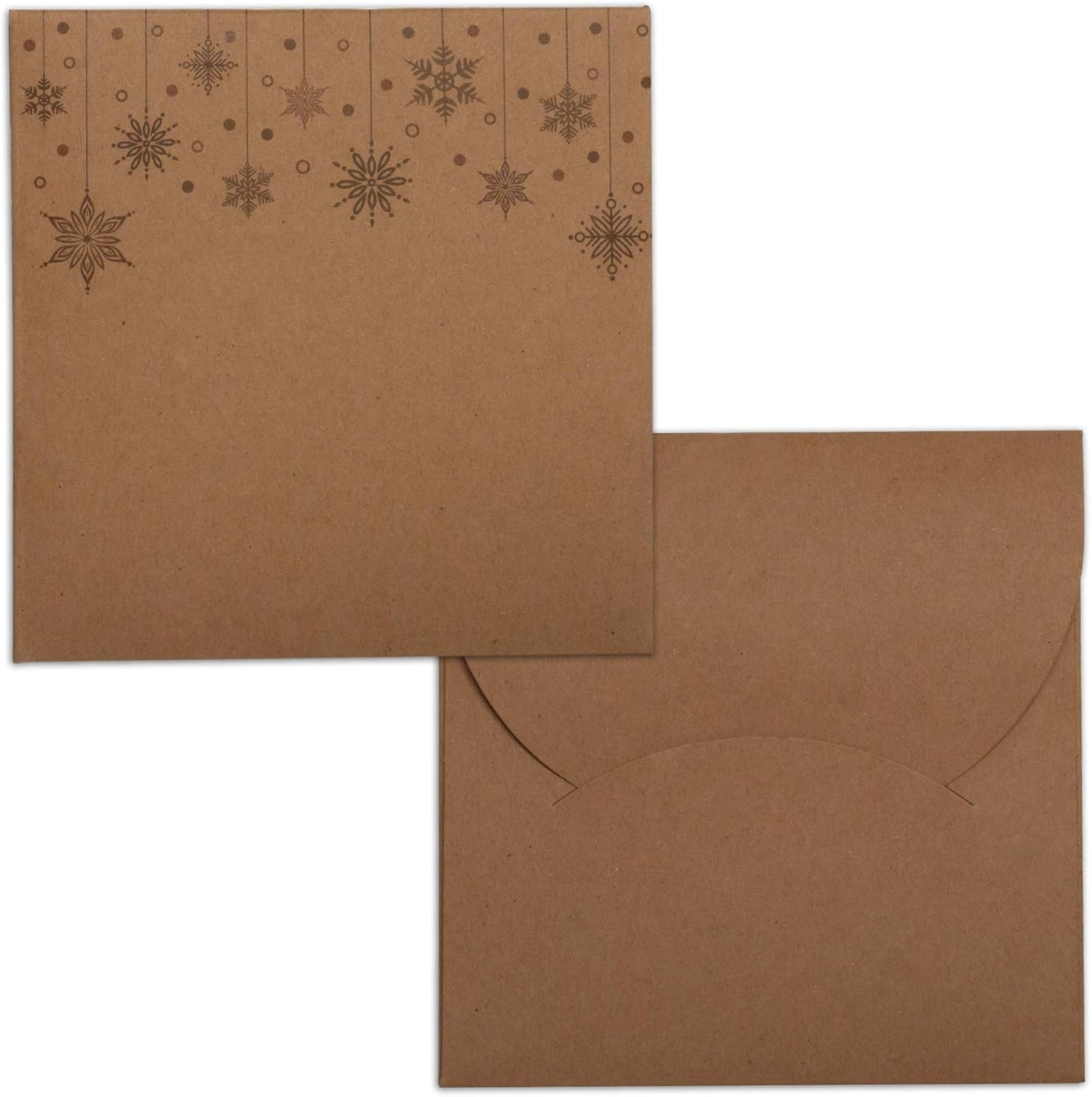 Wood Snowflake 1.5" Photo Ornament - Pack of 50