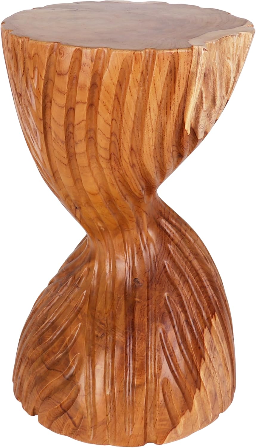 Rutledge & King Savannah Wood End Table - Small Round Side Table - Nightstand/Small Accent Table - Round End Tables Living Room