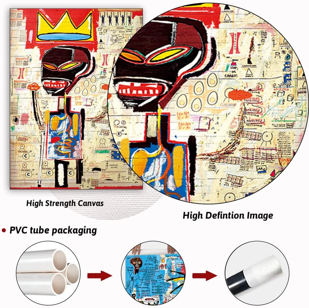 3 Pcs Street Wall Art Modern Abstract Pictures Poster Prints Wall Decor Artist Blue Color Print Canvas Painting for Living Room Bedroom Bathroom Office Home Decorations Unframed