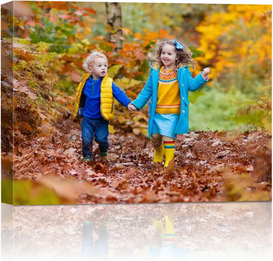 AbcCustomize Canvas Prints with Your Photos, Custom Canvas for Living Room and Bedroom Decor, Personalized gifts for Friends Lover and Family, Canvas Wall Art for Gifts & Keepsakes, Ready to Hang