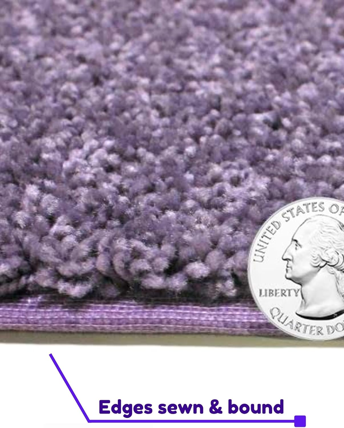 KOECKRITZ Soft and Colorful Kids Classroom Area Rugs (Passes Flammability Pill Test) Many Sizes and Bright Colors to Select from (11' x 11', Lavender)