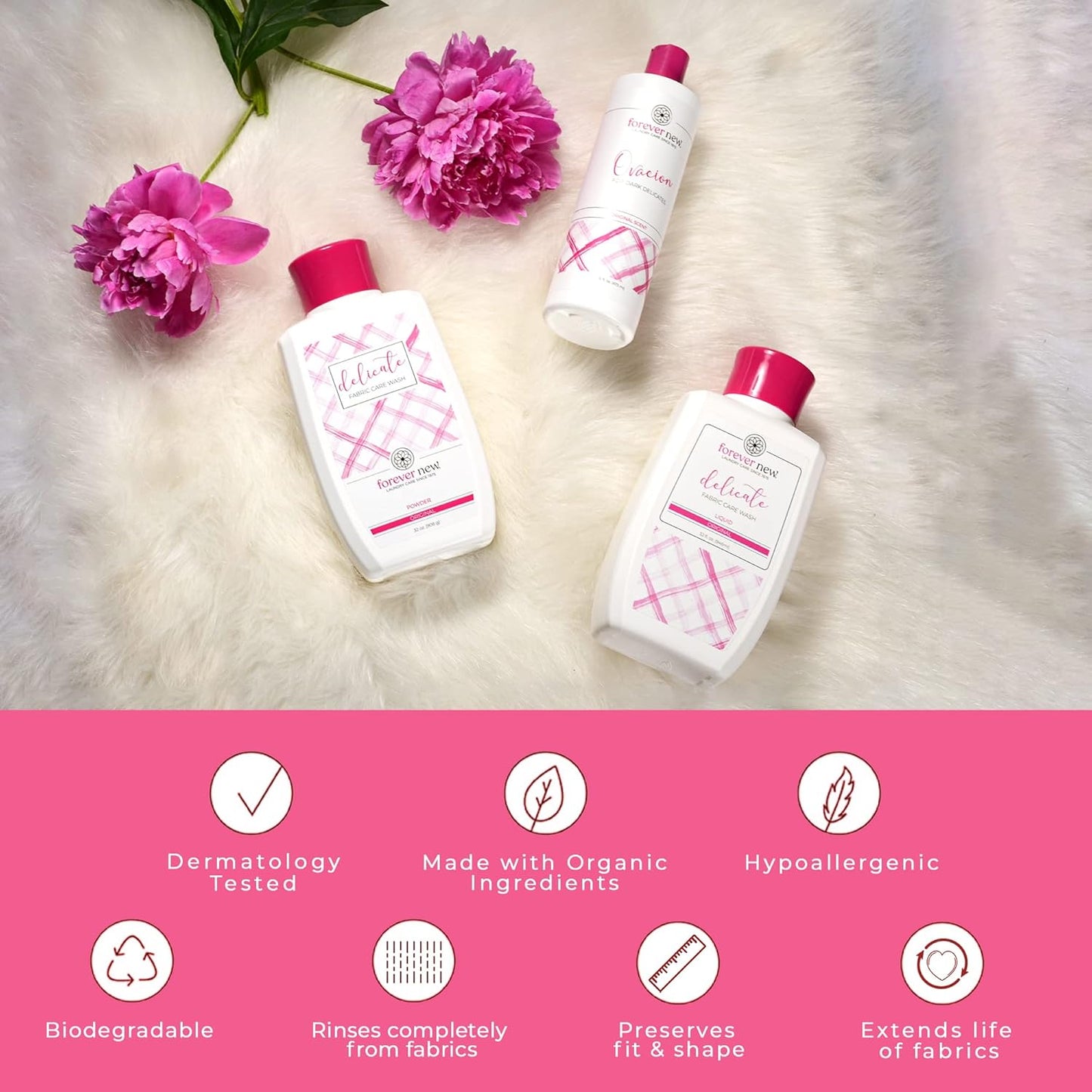 Forever New 4oz Liquid Unscented Fabric Care Wash - Natural Laundry Detergent