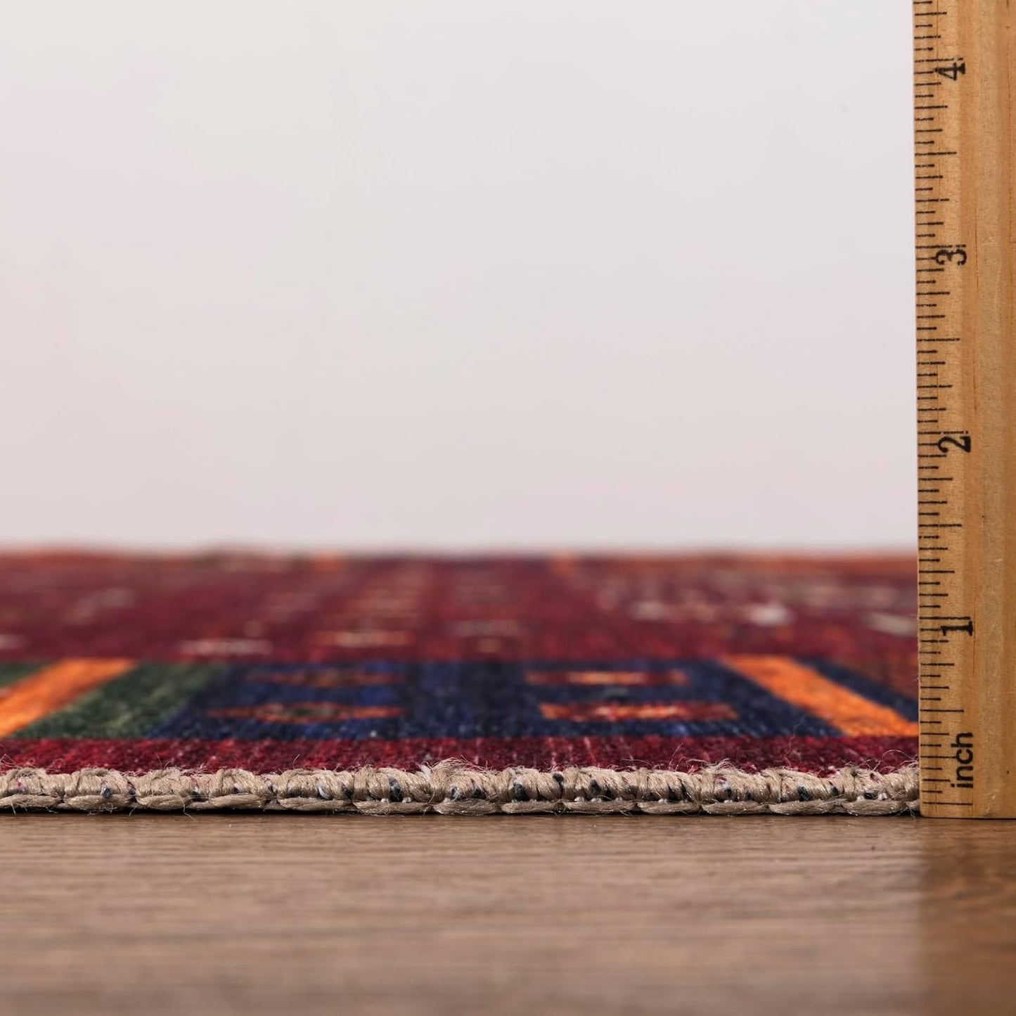 Keen Home Design 9x12 Rug - Machine Washable Area Rug with Non-Slip Backing, Ideal for Living Room, Dining Room, Bedroom - Vintage, Easy Clean, Durable, Low Pile Rug - (9' x 12')