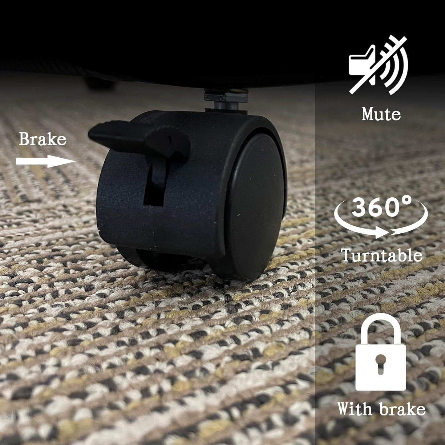 Tongmo Floor-Standing Magazine Rack 4-Layer with Wheels, Brochure Display Stand, High-hardness metal for Office,Exhibitions, and Any Organization Requiring Information Display (black)