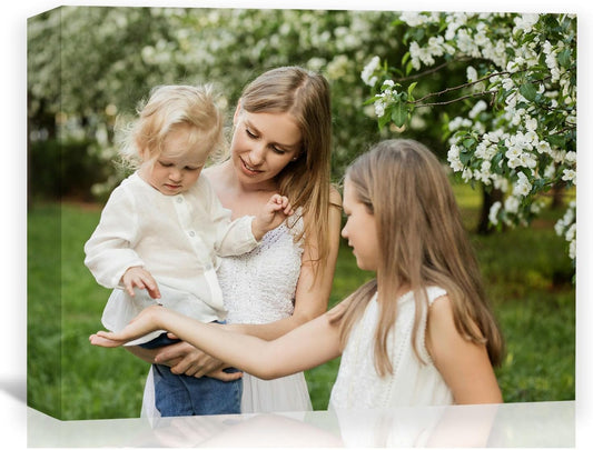 Custom Framed Canvas Prints With Your Photos-Personalized Picture To Canvas Wall Art ，Home Decoration Gifts Holiday Gifts