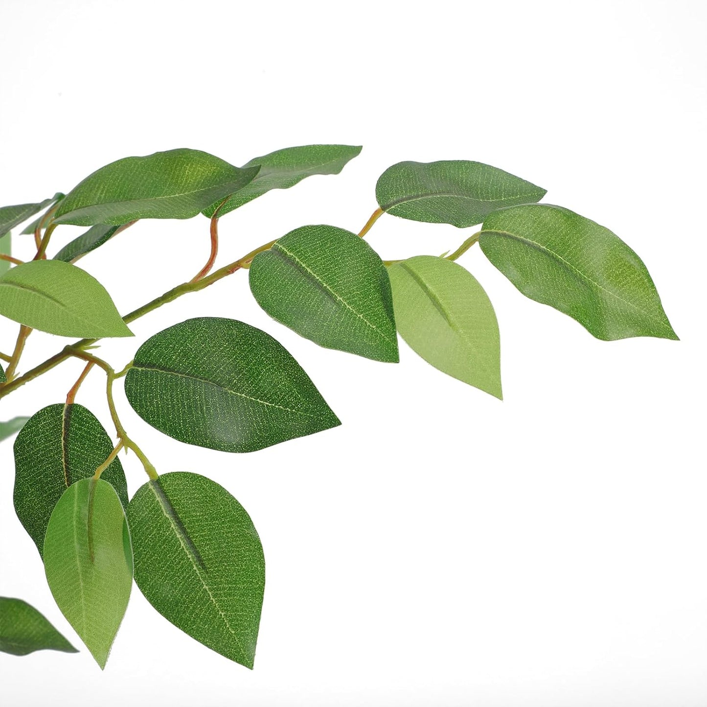 Tall UV Resistant Ficus Tree Artificial，4ft(48in) Faux Ficus Tree with Realistic Smooth and Shiny Leaves， Fake Trees Indoor Outdoor for Home Office Living Room Bedroom Foyer Porch Decor.