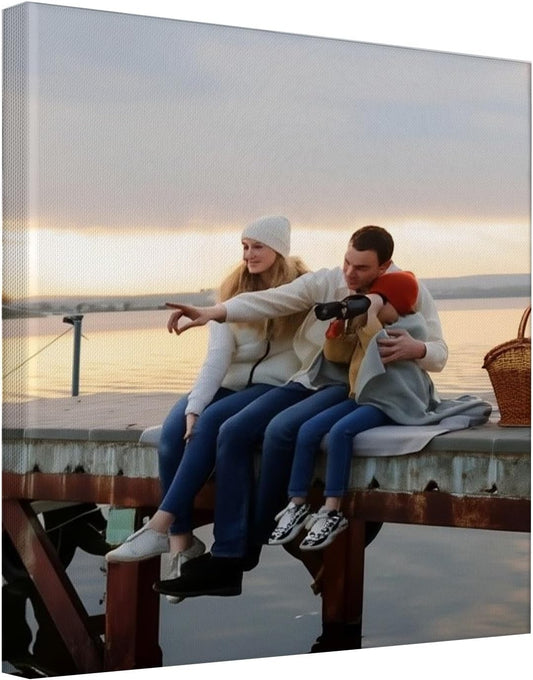 Personalized Custom Canvas Wall Art, Customized Canvas Prints With Your Photos, Custom Wall Art For Bedroom Unique Gift For Christmas Valentine'S Day Wedding Housewarming For Mom Women And Men 20×20