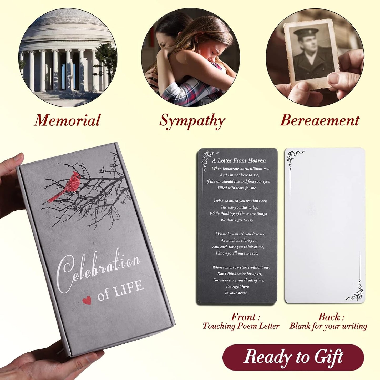 Memorial Lantern, Sympathy Gifts for Loss of Mom/Loved One, Bereavement Gifts, in Memory of Loved One Lantern,Celebration of Life, Memorial Gifts, Funeral Lantern,A Limb has Fallen from The Family..