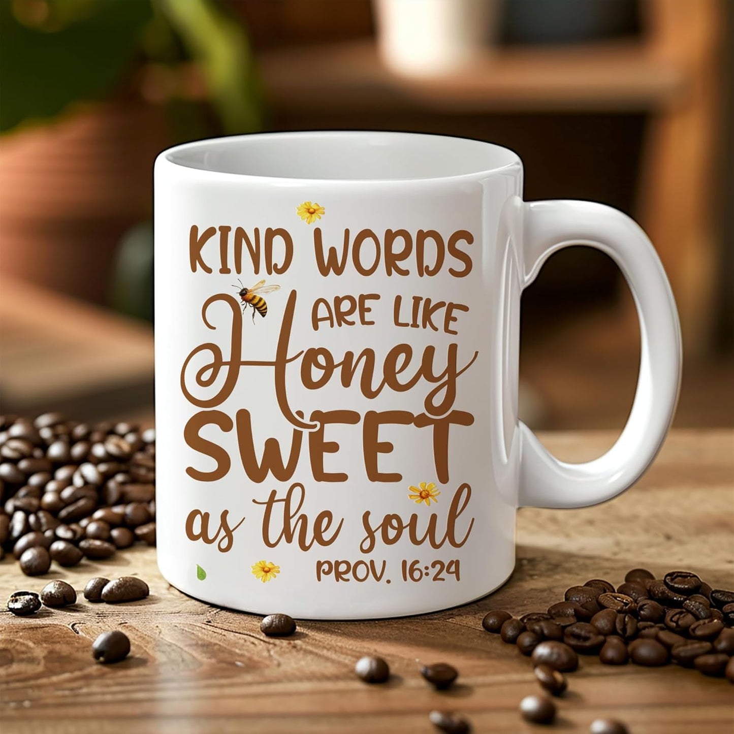 Hyturtle Personalized Bee Mug - Bee Keeper Gifts For Women - Honeybee Gifts For Lovers - Animals Present For Lovers On Birthday - Teacher Appreciation Present - Custom Coffee Cup Ceramic Mug 11 15 Oz