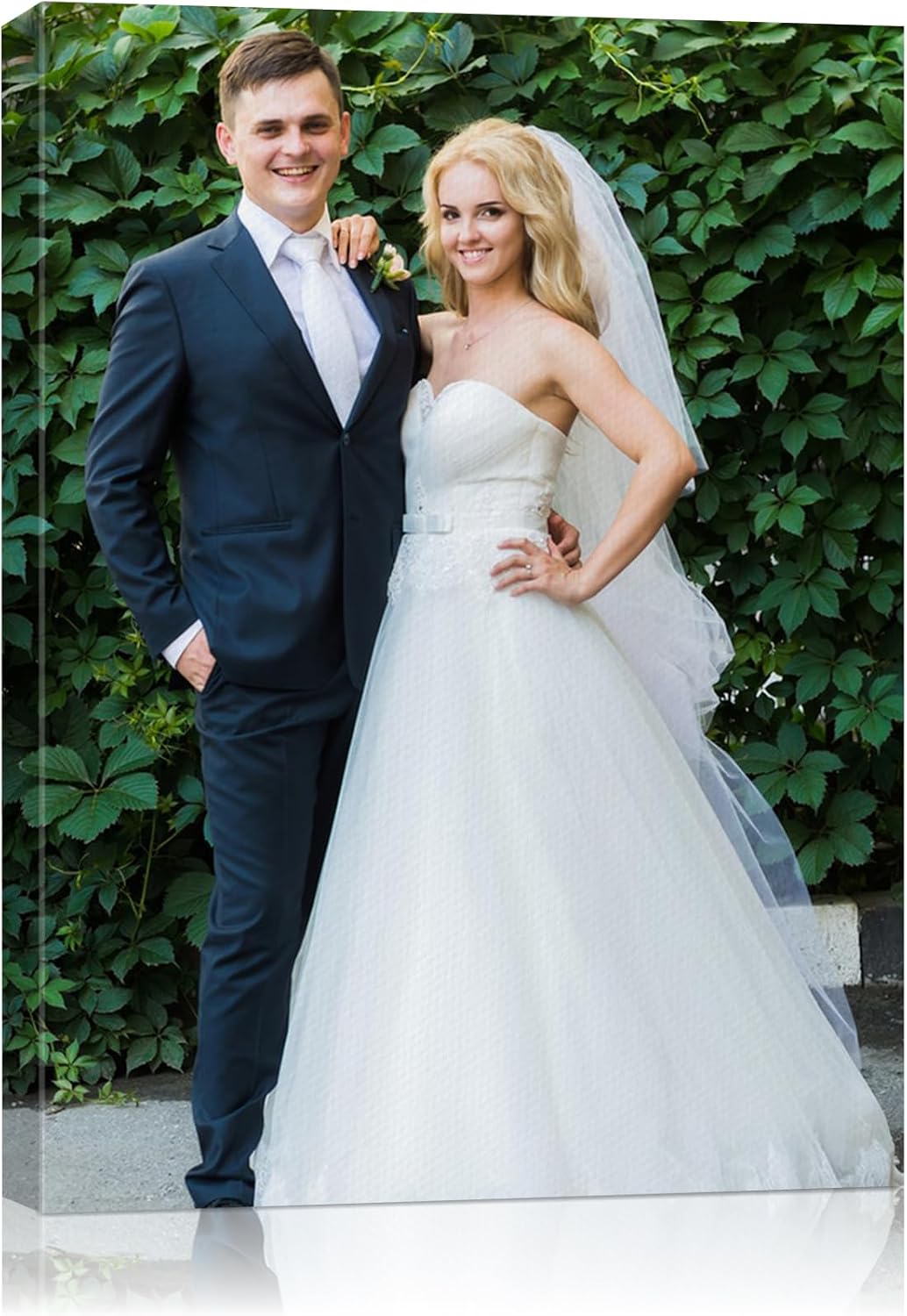 AbcCustomize Canvas Prints with Your Photos, Personalized Photo To Canvas Print for Bedroom, Living Room, Farmhouse Office Decor,Custom Canvas Wall Art for Gifts & Keepsakes, Ready to Hang