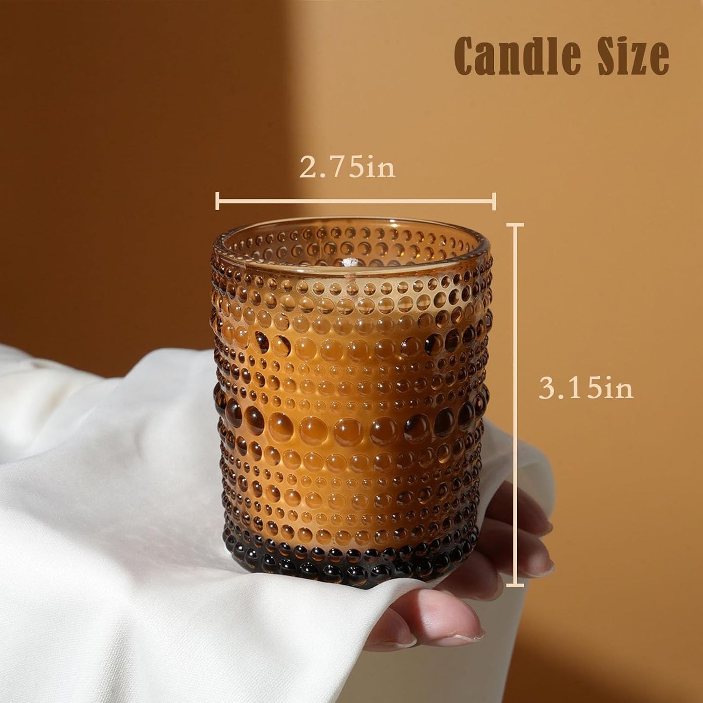 Scented Candles, Soy Scented Candle for Home Large Jar Candles, Over 25 Hours Christmas Candles Ideal Holiday Gift