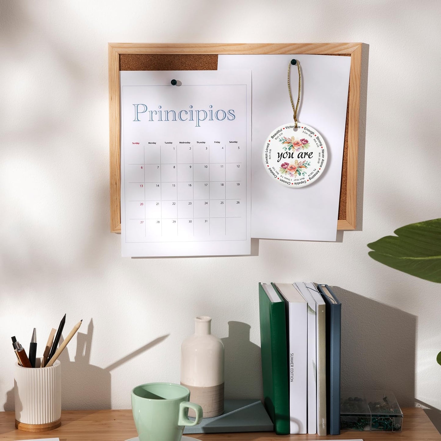 Christian Bible Verses Religious Ceramic Ornaments,You are Ceramic Ornament Keepsake Sign Plaque