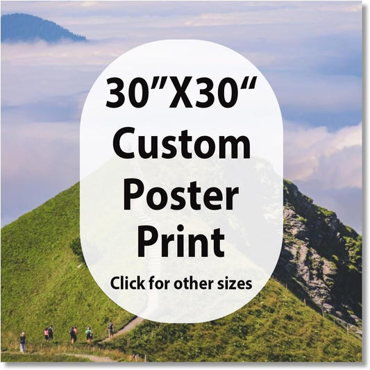 Canvas Prints With Your Photos, Custom Poster On Canvas (Unframed 30x30) Transform Your Photos Into Stunning Framed Wall Art Digitally Printed Photo To Canvas Ideal For Home Decor Gifts Keepsakes