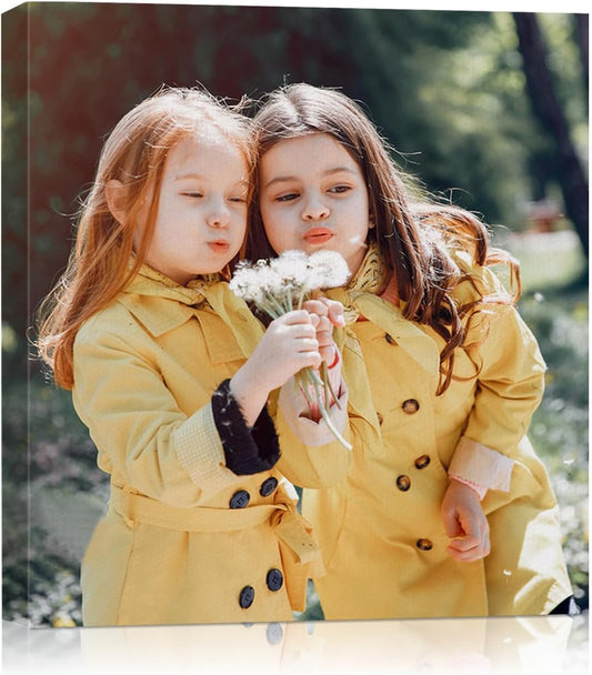 AbcCustomize Custom Canvas Prints,Transform Your Memories into Beautiful Art with Personalized Photo on Canvas,Personalized Canvas Wall Art for Home Decor, Gifts, and Keepsakes