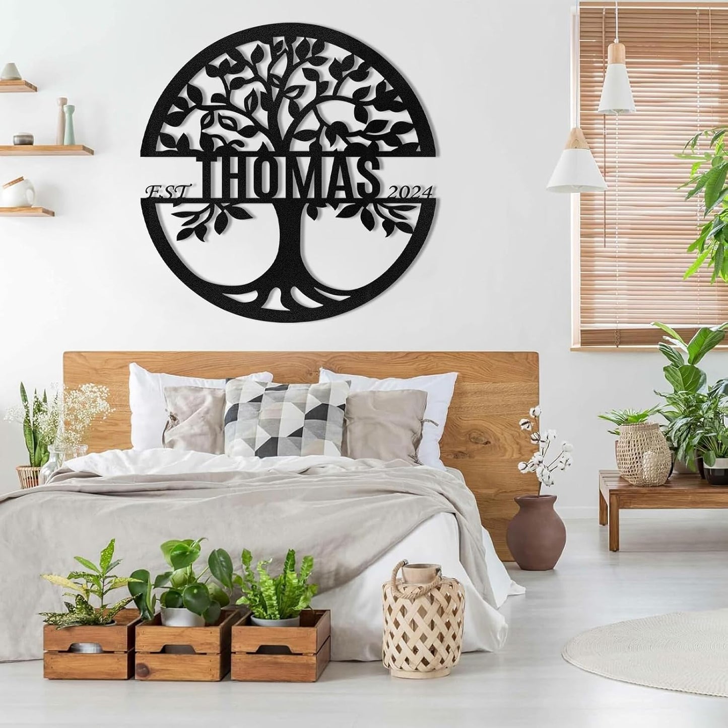 Metal Signs Customized, Tree of Life Metal Signs, Personalized Family Name Sign, Outdoor Metal Wall Art, Metal Tree Wall Decor, Porch Signs Outdoor, Housewarming Gift, Rustic Home Decor