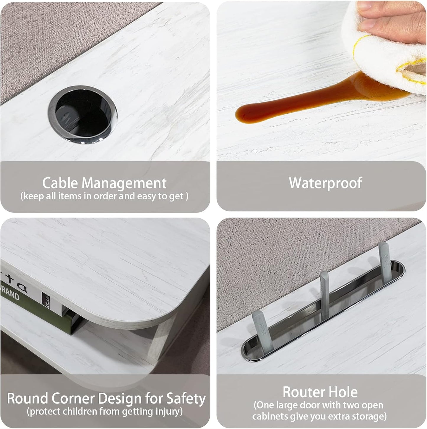 Pmnianhua Floating TV Console,78'' Wall-Mounted Media Console TV Cabinet Floating TV Stand Entertainment Shelf with Door and Storage (Grey-White)