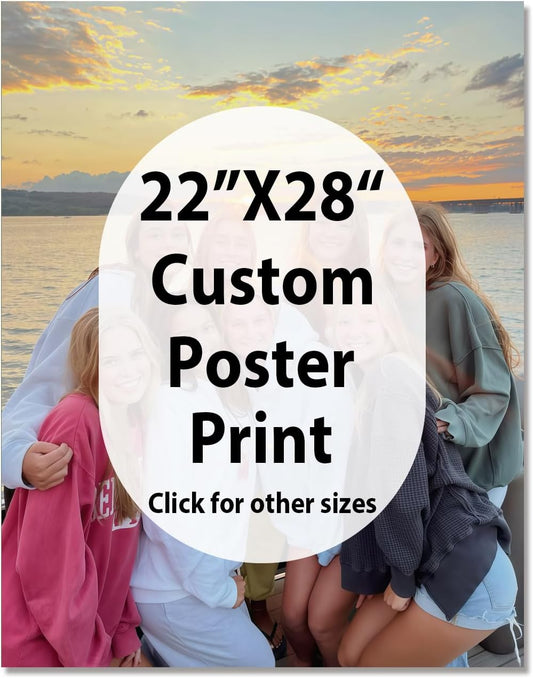 Canvas Prints With Your Photos, Custom Poster On Canvas (Unframed 22x28) Transform Your Photos Into Stunning Framed Wall Art Digitally Printed Photo To Canvas Ideal For Home Decor Gifts Keepsakes