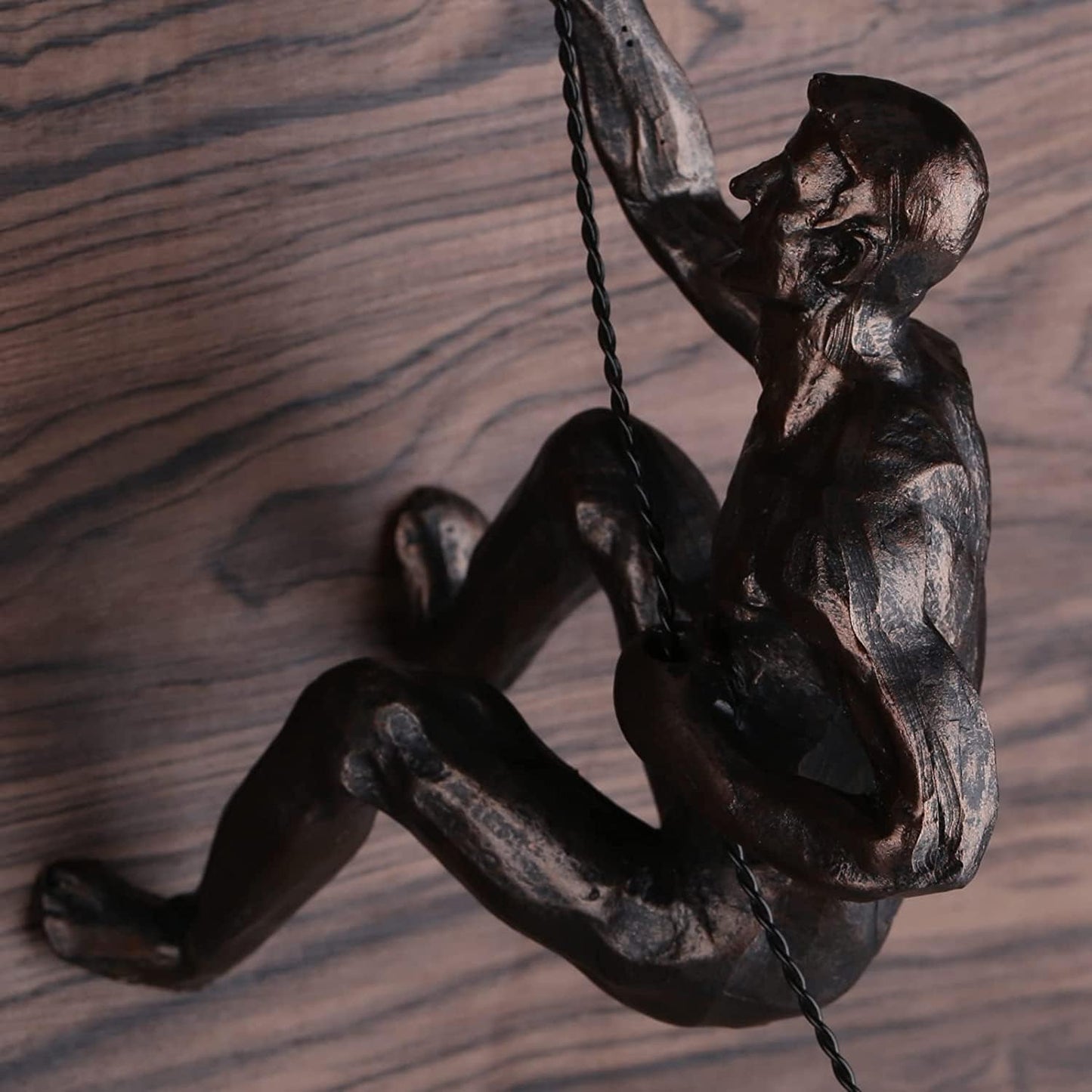 Large Set of 3 Climbing Men Wall Art Decor Sculpture,Nordic Modern Simplicity Decorative Wall Art, Climbing Man Sculptures,Home & Office Climber Gifts