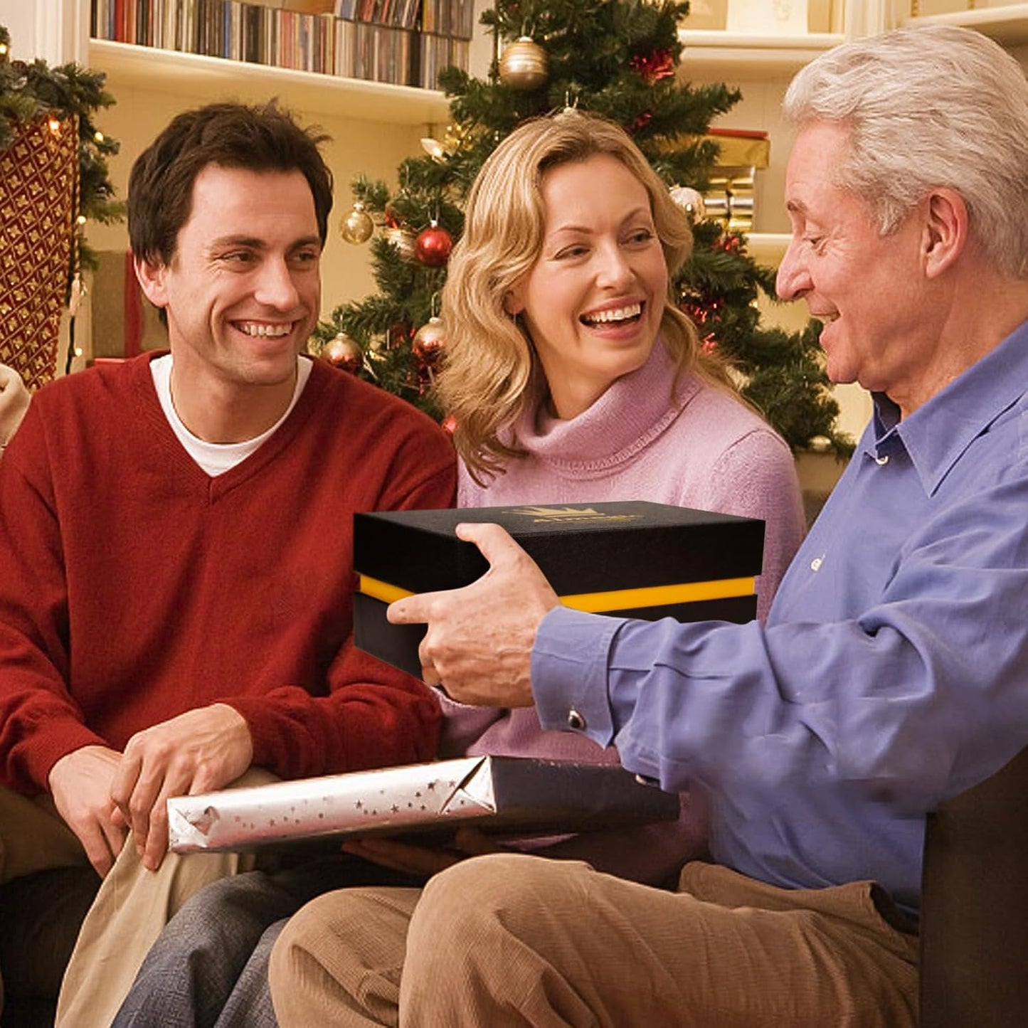 Crystal Whiskey Glasses Set of 2 with Ice Ball Molds, 11 Oz Old Fashioned Glasses Packaged in Giftable Box, Twisted Style Bourbon Glasses Gifts for Men, Stylish Whiskey Glasses Set