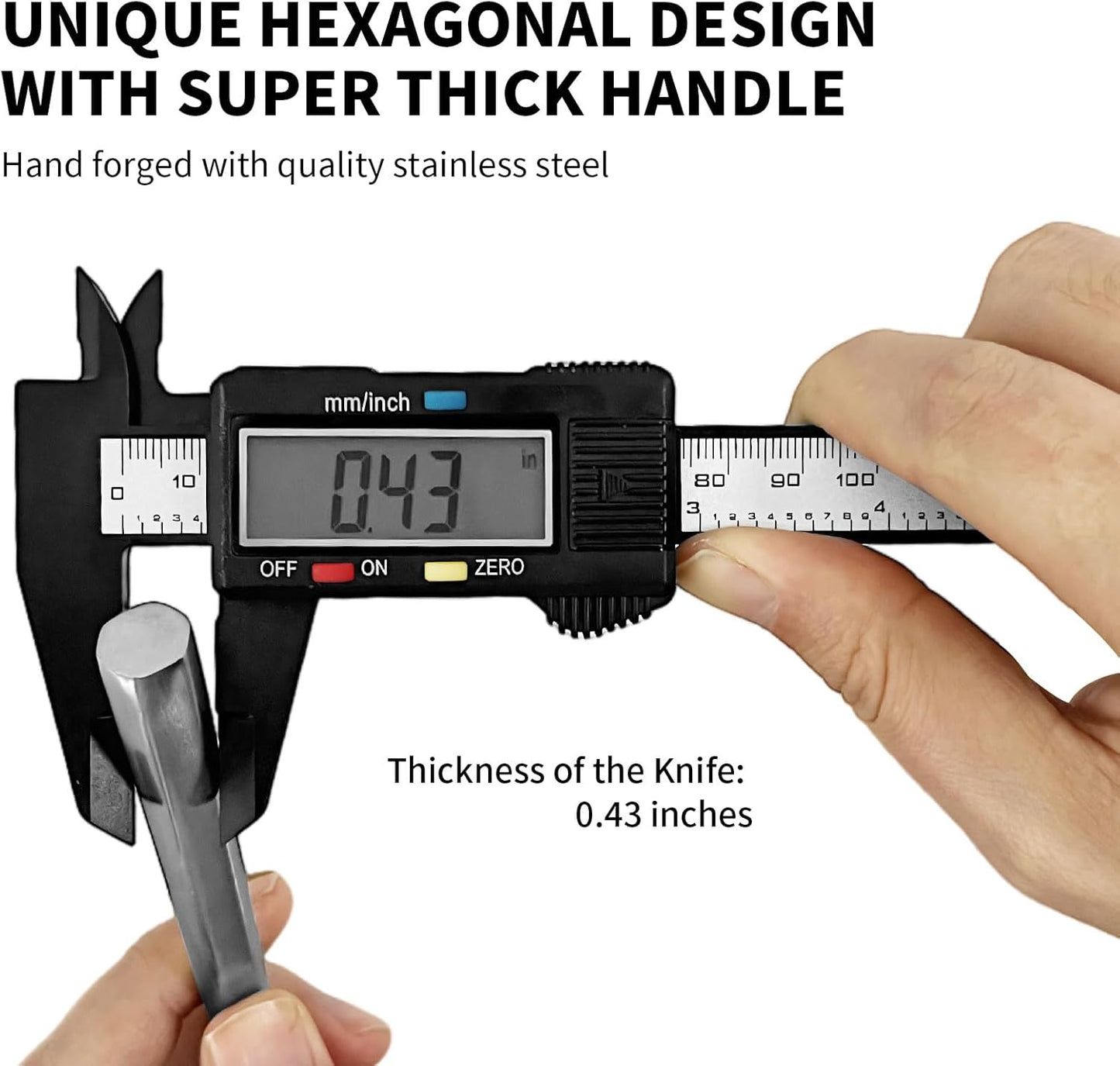 Silverware Set Flatware Set Matte Silver Cutlery Set with Hexagon Handle Forged Stainless Steel 20 Pieces for Home Hotel Use Service for 4