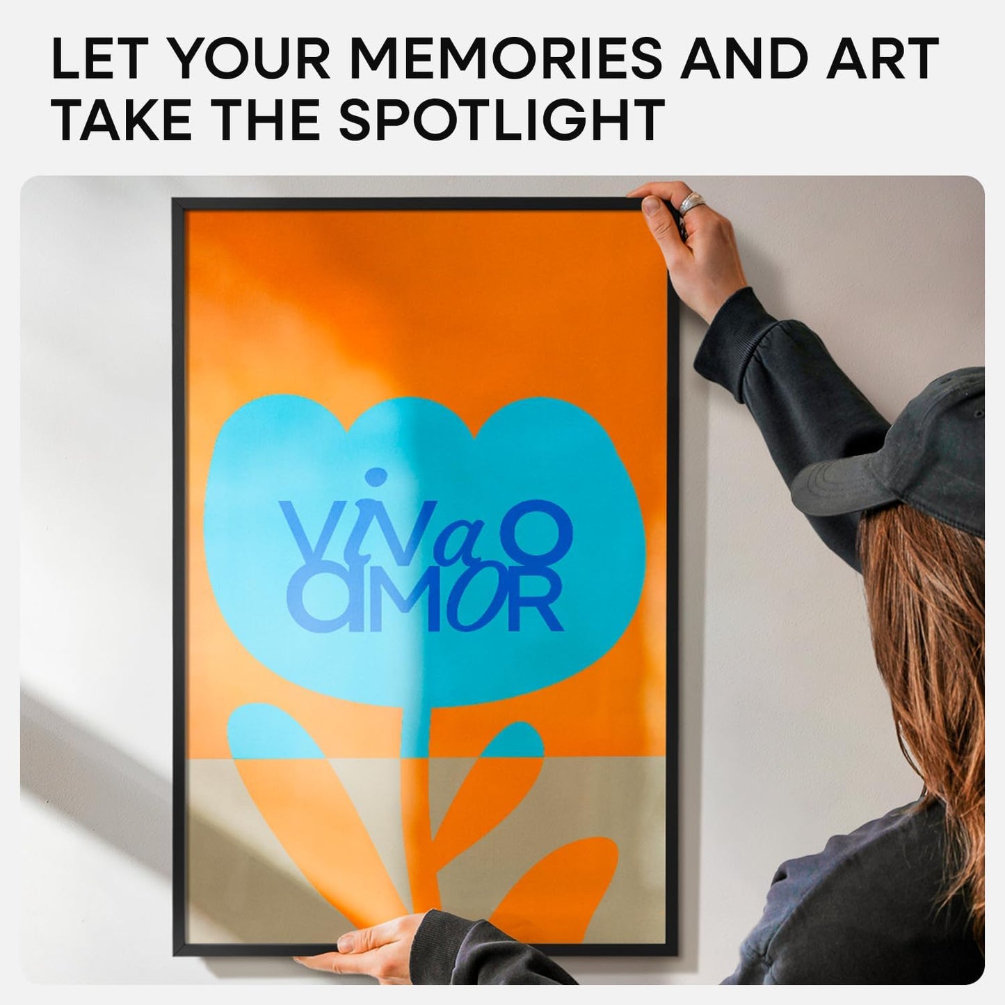 Homeforia 16 x 24 Picture Frame Black, High End Metal 24x16 Poster Frame, 16 x 24 Black Frames Matted to 12 by 18 inch Print, 24by16 Thin Frame with Mat 12x18 Photo, Tempered Glass, Wall Kit, Set of 1