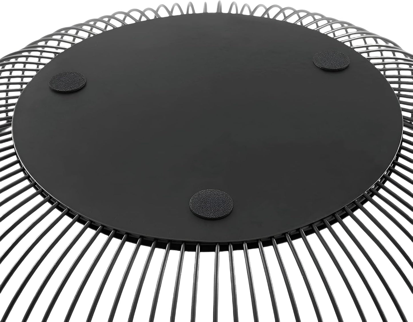 Fruit Bowl for Kitchen Counter, Black Wire Fruit Bowl, Metal Countertop Fruit Basket, 11 Inches Round Holder for Lemon, Banana, Candy, Snack in Office (Round C)