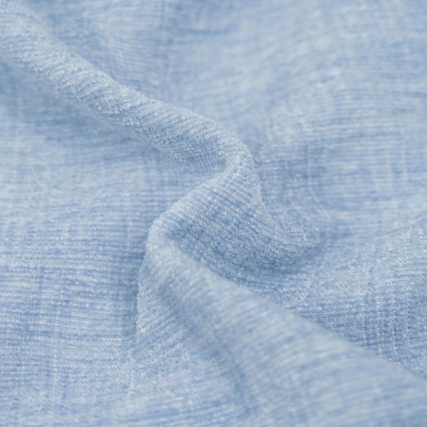 CaliTime Throw Pillow Covers Decorative 16 X 26 Inches Pack of 2 Cozy Chenille Cushion Cases for Couch Sofa Bed Living Room Home Baby Blue