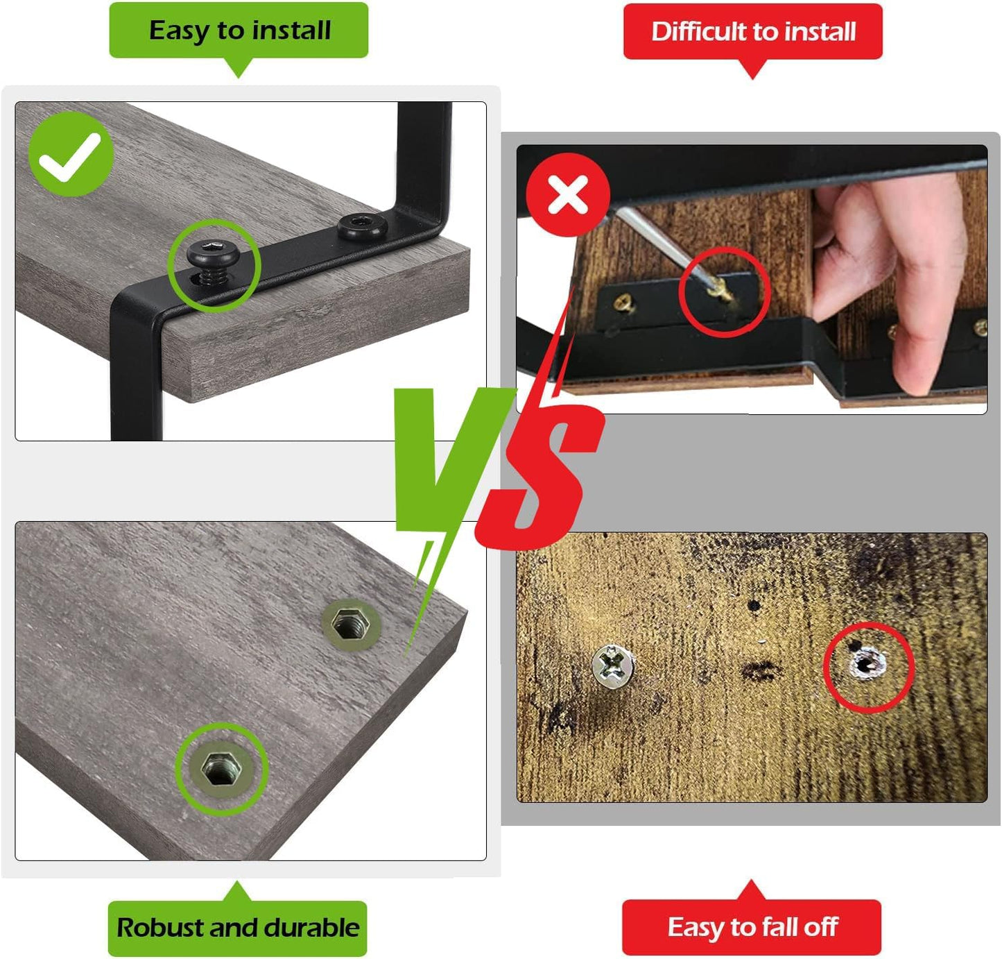 YINMIT Wooden Display Riser Stand, Tiered Perfume and Cologne Organizer Stand, 4 Tier Spice Rack Organizer, Rustic Display Shelf for Candles (4 Tier,Grey)