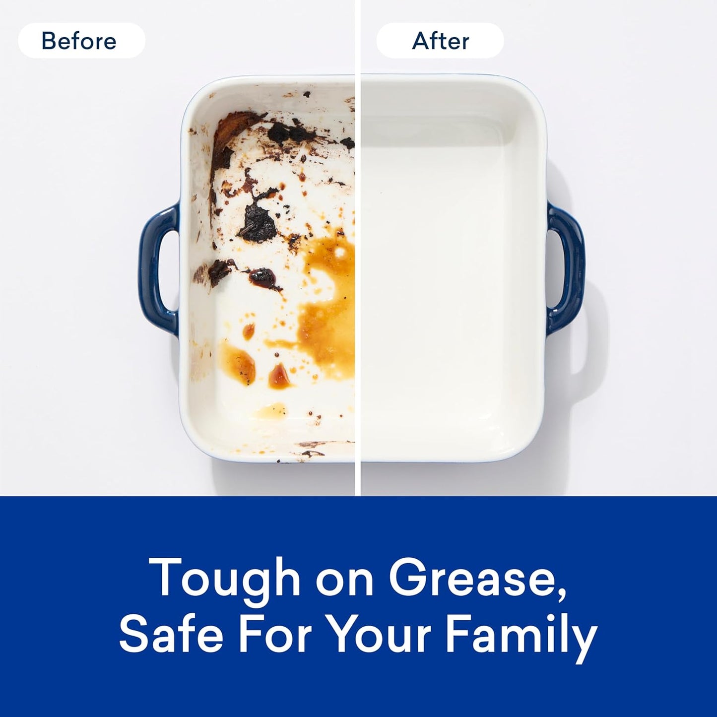 BLUELAND 100% Plastic-Free Dishwasher Detergent Tablets, Starter Set, 60 Count with tin, Free & Clear, Eco-Friendly Dishwashing Pods, Natural, Sustainable