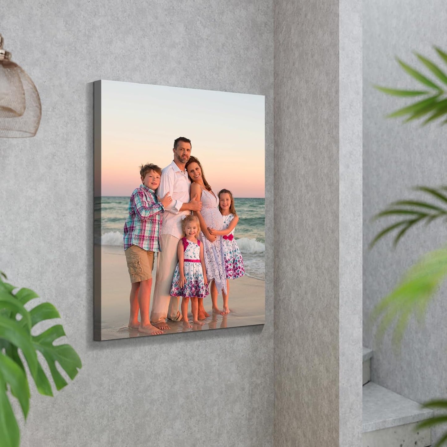 Wewejia Personalized Photo to Canvas Print 12x18 Inch, Canvas Prints With Your Photos on Custom Wall Art for Bedroom, Living Room, Wedding Baby Pet Family Picture Wall Art