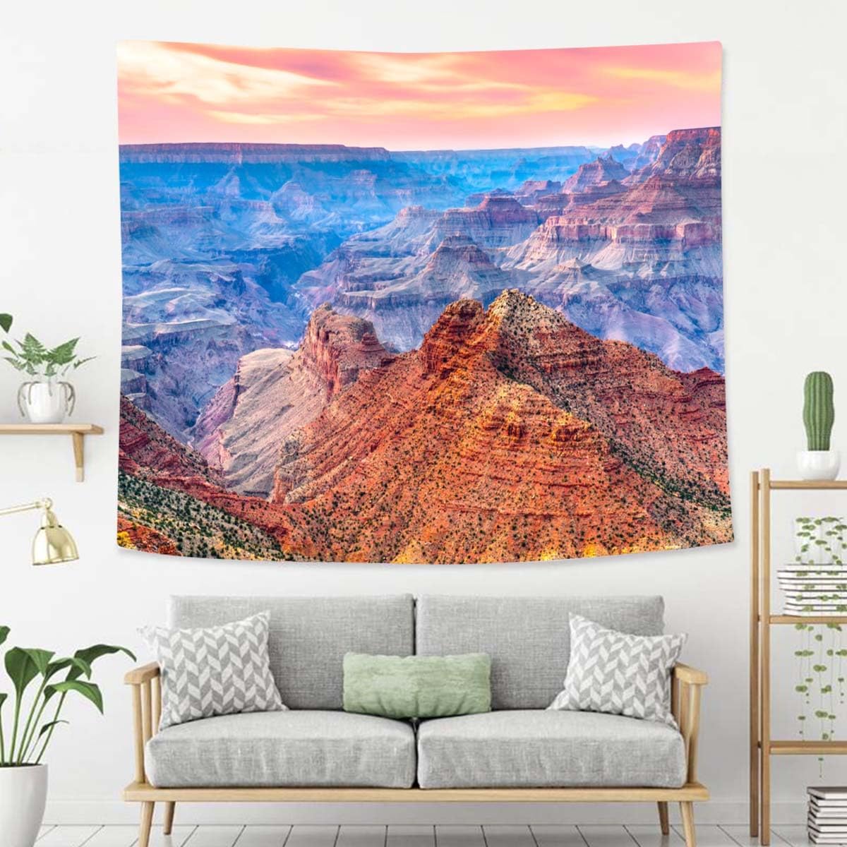 Canyon Tapestry For Bedroom Grand Canyon Arizona United States Of America Tapestries Wall Hanging For Living Room Dorm Office 80×60 In