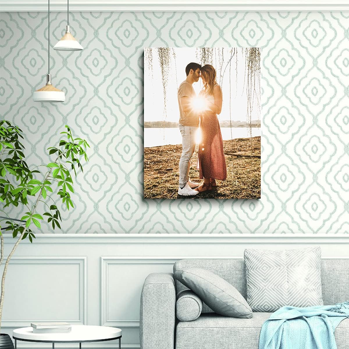 Veven Stacy Custom Canvas Prints With Your Photo-Personalized Picture To Canvas Wall Art 16x20 inches