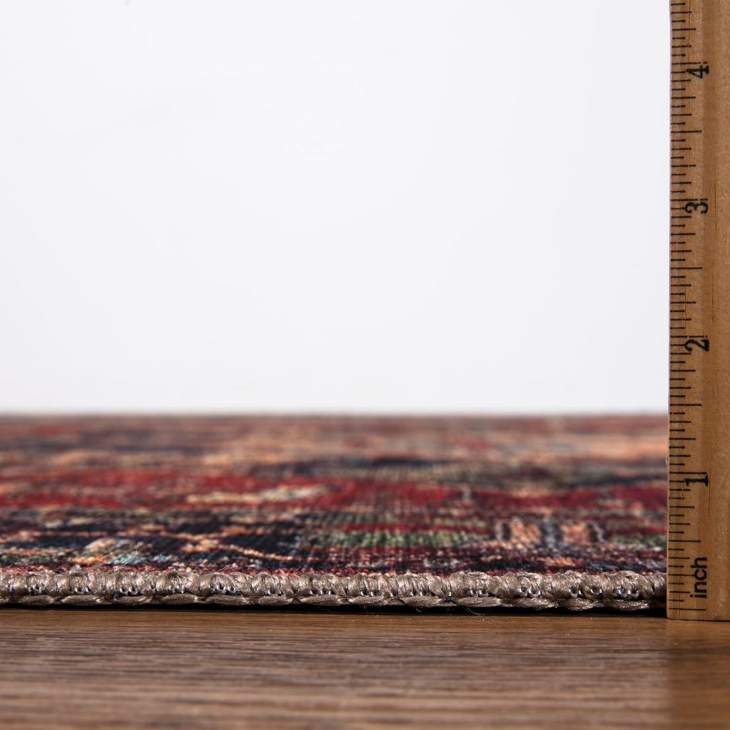 Keen Home Design 9x12 Rug - Machine Washable Area Rug with Non-Slip Backing, Ideal for Living Room, Dining Room, Bedroom - Vintage, Easy Clean, Durable, Low Pile Rug - (9' x 12')