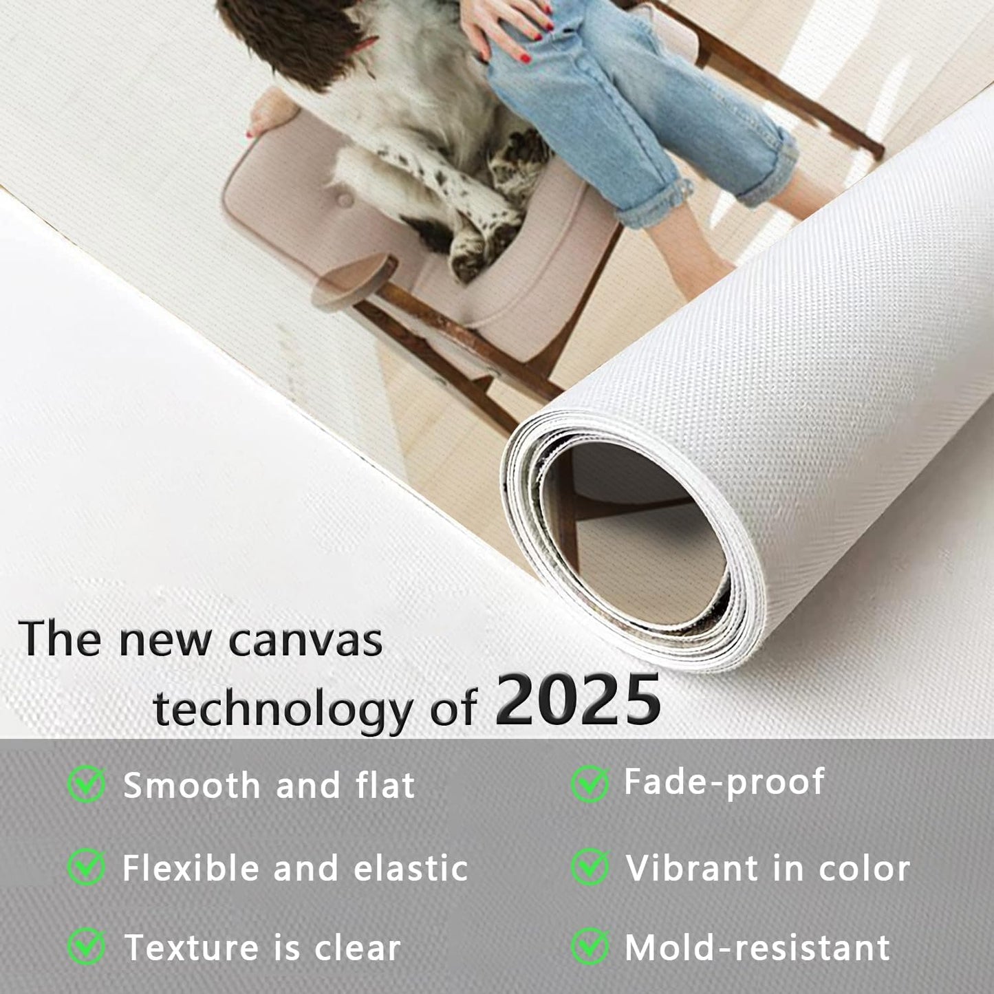 GZZFXXD Personalized Custom12''x16'' Canvas Prints with Your Photo/your Image Large Wallart Wall Decor for Bedroom Dining room Living room Children's room(Unframed)