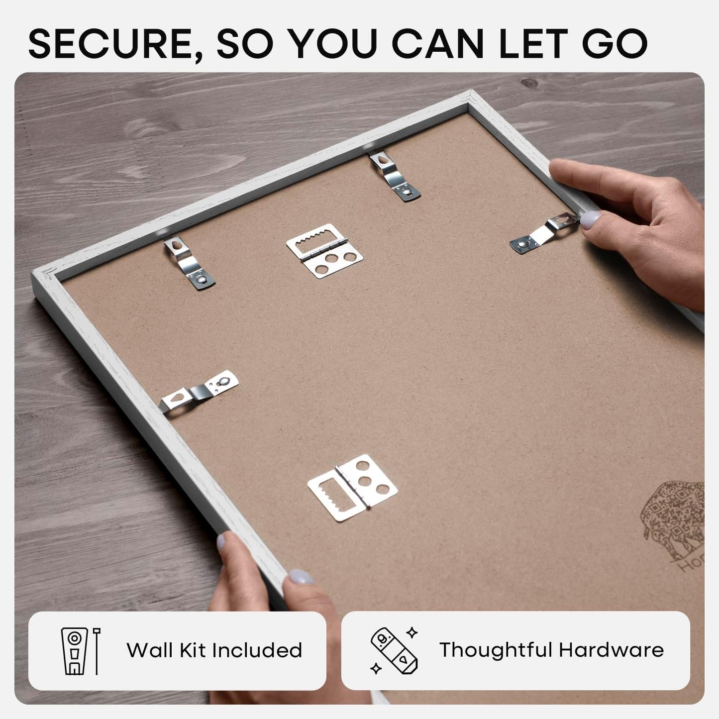 Homeforia 12x16 White Picture Frame, High End Oak 12x16 Wood Poster Frames with Mat 9x12 Print, 12 x 16 White Wooden Frame Matted to 9 by 12 Photo, 16x12 Thin Frame, Tempered Glass, Wall Kit, Set of 1