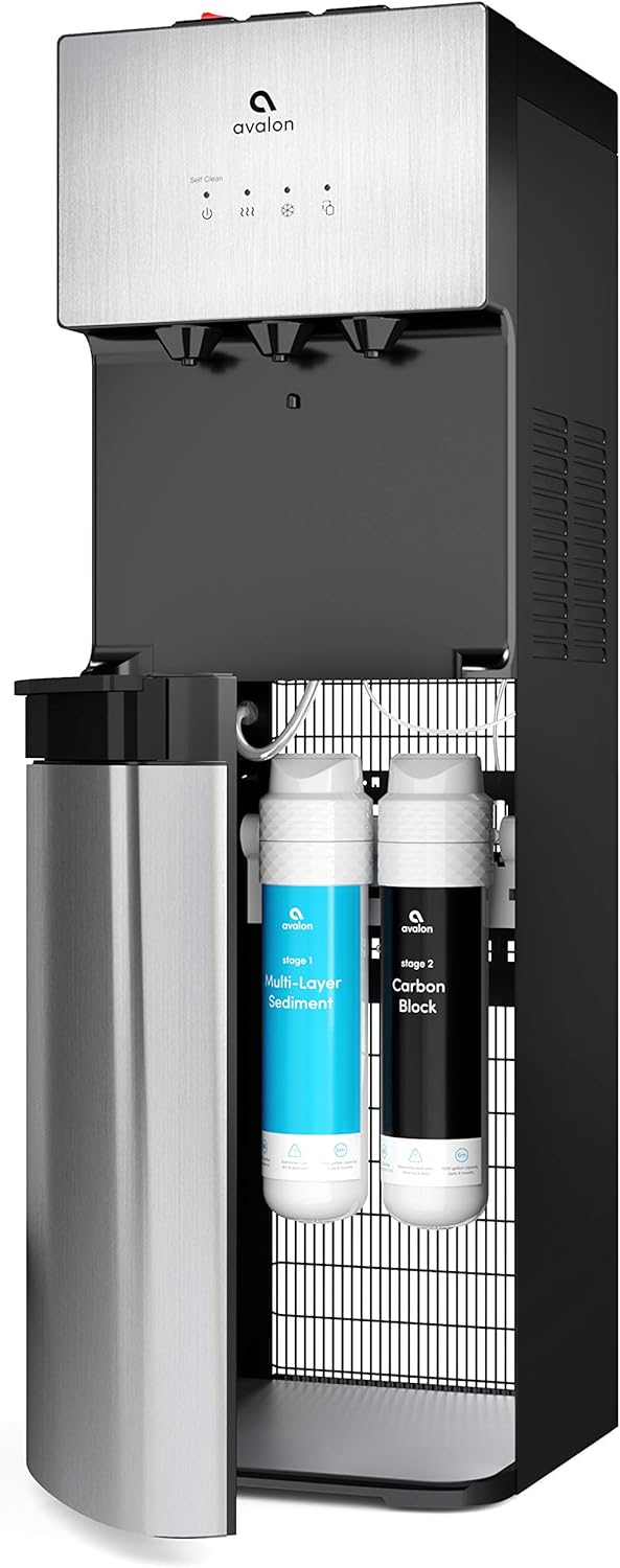 Avalon Genuine 2 Stage Replacement Filters For All Avalon Branded Bottleless Water Coolers NSF Certified, 2 Count (Pack of 1)