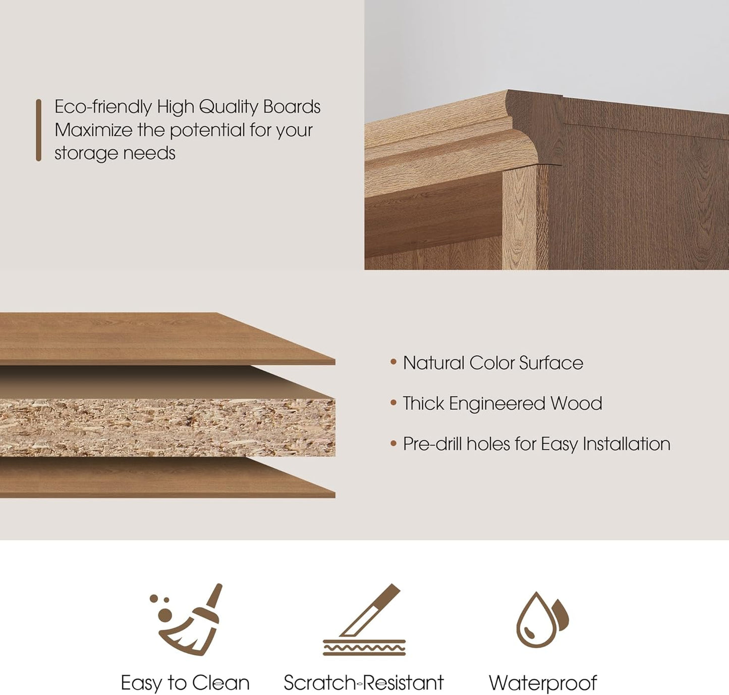 Bookcase, 2 Tiers S Bookshelf Open Storage Organization, Floor Standing Indoor Furniture Book Case for Library Office Living Room Bedroom, Salt Oak - 2 Tier