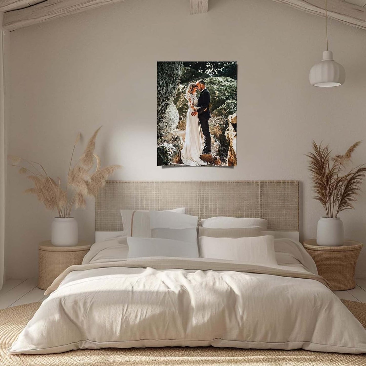 Personalized Custom Canvas Prints: Photo On Canvas (Framed Canvas, 16X24) Transform Your Photos into Stunning Framed Wall Art Digitally Printed Photo To Canvas Ideal for Home Decor