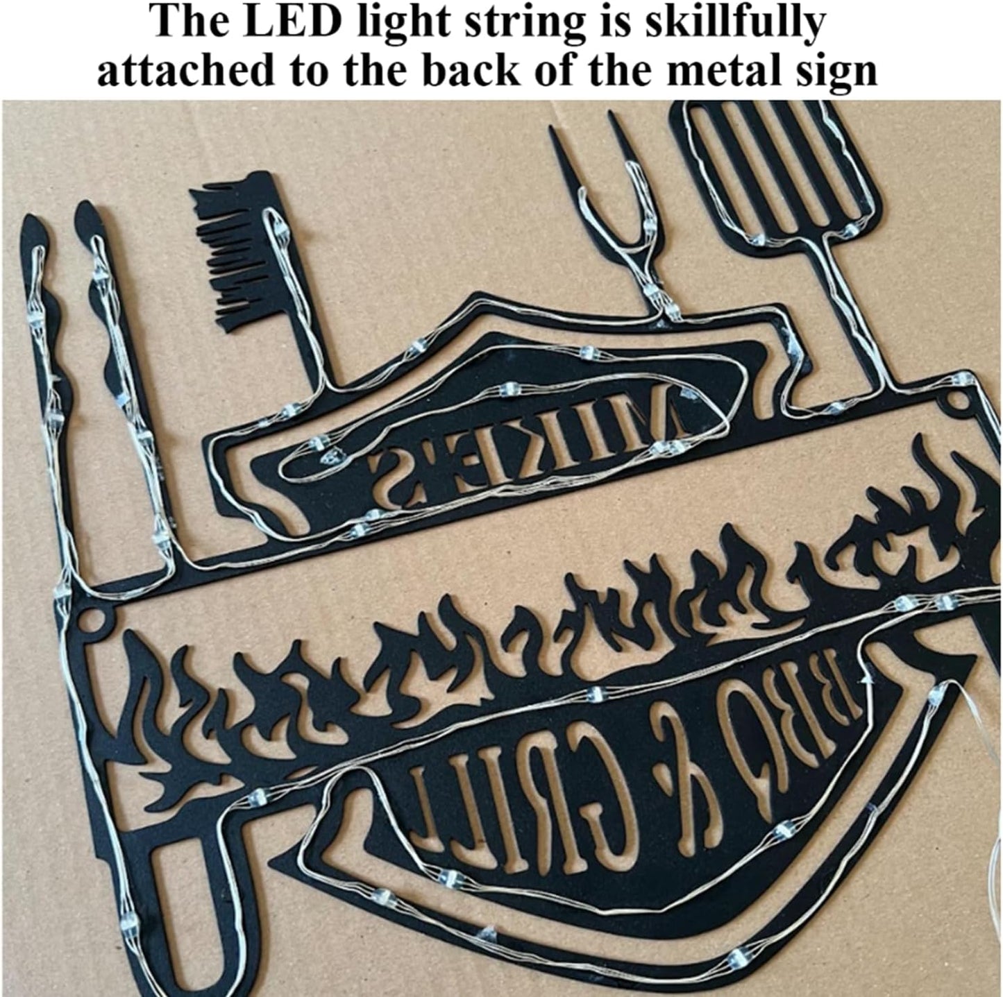 Custom Hockey LED Wall Sign - Hockey Metal Wall Art with Helmet & Sticks, 16-Color LED with Remote Control, Hockey Decor for Boys Room, Players, Fans, Coaches, Man Cave, Sports Lovers