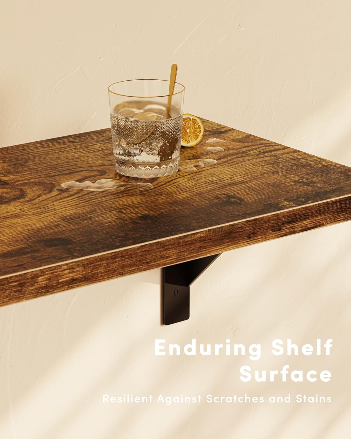 Long Wall Shelves, 36 Inches Floating Book Shelves, Hanging Book Shelves for Wall, Long Large Deep Floating Shelves for Kitchen Bedroom