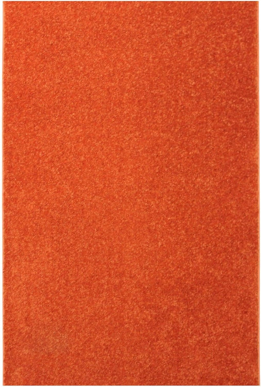 KOECKRITZ Soft and Colorful Kids Classroom Area Rugs (Passes Flammability Pill Test) Many Sizes and Bright Colors to Select from (10' x 14', Tangerine)