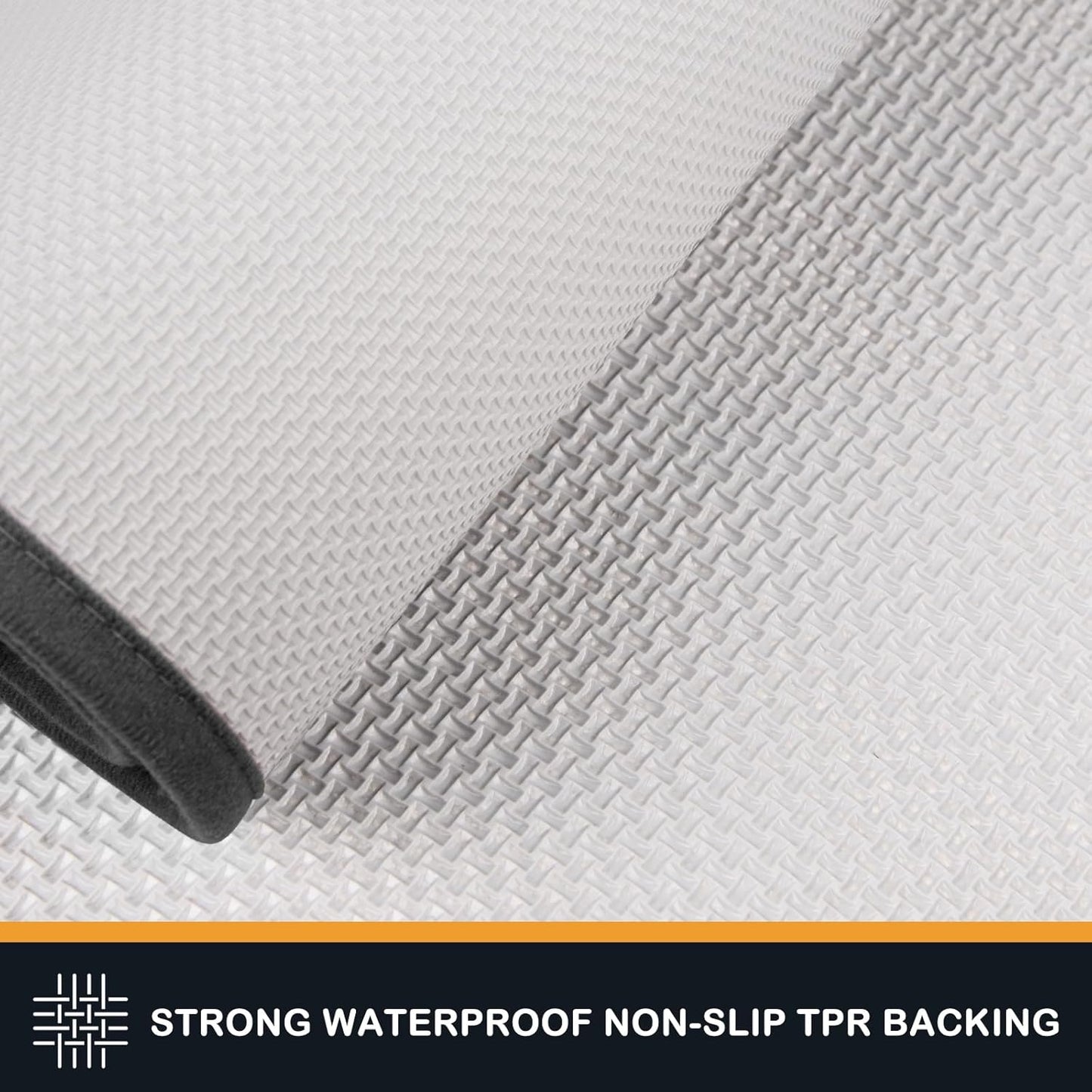 PURRUGS Dirt Trapping Door Mat 24" x 35.5", Non-Slip/Skid Machine Washable Entryway Rug, Dog Doormat, Super Absorbent Welcome Mat for Muddy Wet Shoes and Paws, Charcoal