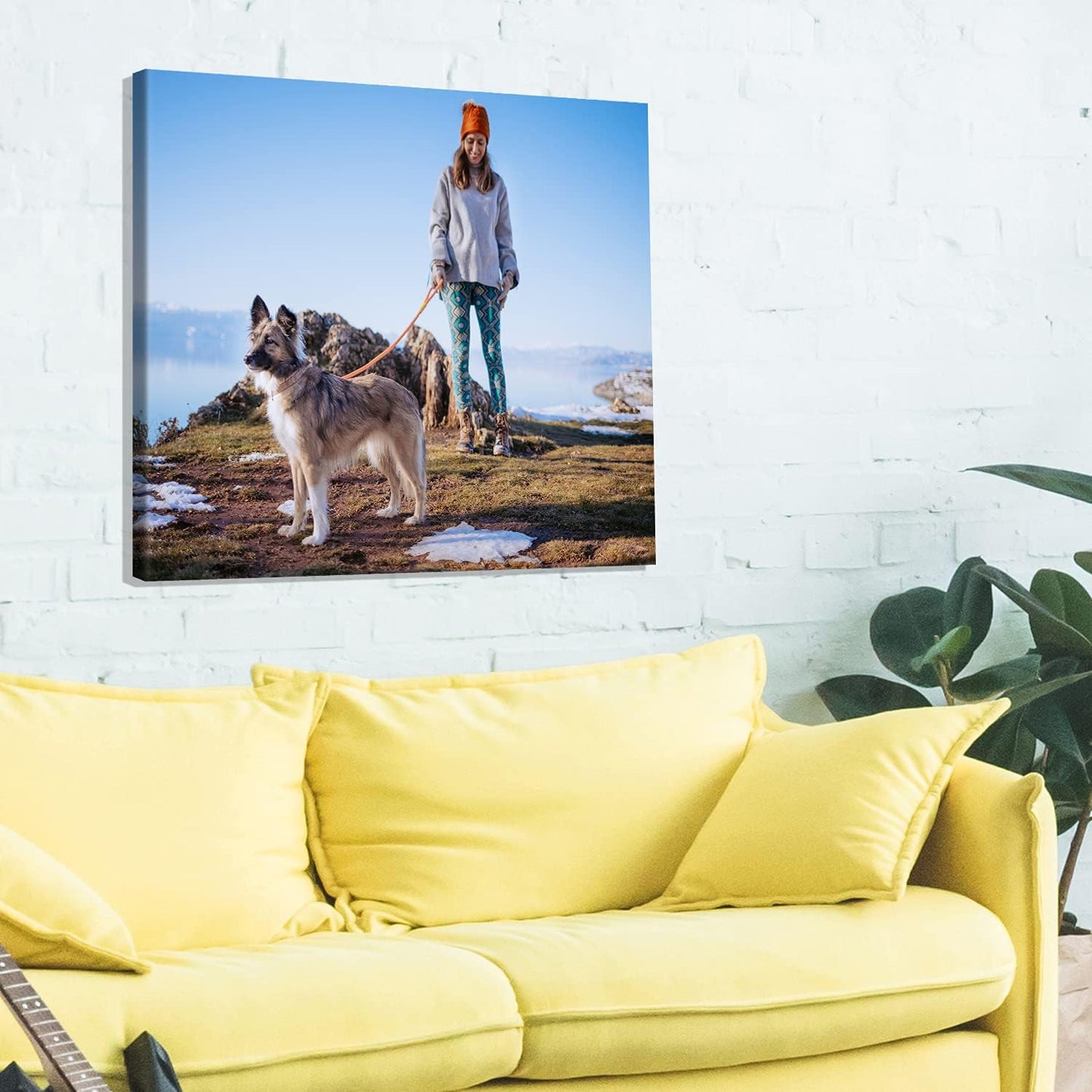 Photo.Gifts - Personalized Custom Canvas Prints 30 x 24 inch - Customize with Your Picture & Text - Large Canvas Wall Art for Bedroom, Living Room, Christmas - Personalized Photo Gifts