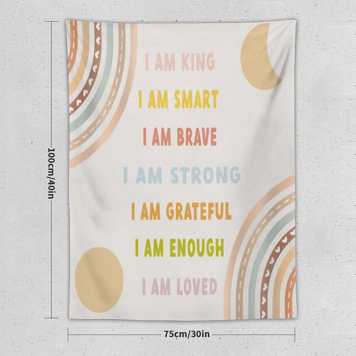 ICMOLYYENLO Boho Plant Aesthetic Tapestry, Abstract Medieval Arch Sun Home Aesthetic Wall Hanging For Bedroom Living Room Dormitory Tapestry 50x60 Inches